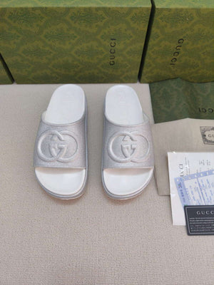 Gucci 692845 Women's Slide With Interlocking G G38261 - US 4=Euro 35 - View 1