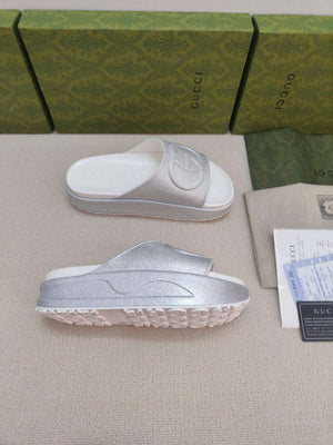 Gucci 692845 Women's Slide With Interlocking G G38261 - US 4=Euro 35 - View 5