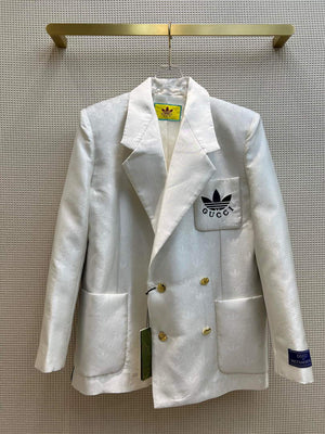 Gucci 693451 adidas x Gucci GG Jacket for women white - S - View 1