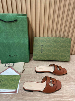 Gucci 694451 Women's Interlocking G cut-out slide sandal G66756 - 34 - View 3