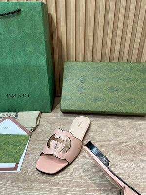 Gucci 694451 Women's Interlocking G cut-out slide sandal G66757 - 34 - View 8