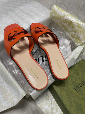 Gucci 694451 Women's Interlocking G cut-out slide sandal G66759 - 34 - View 4