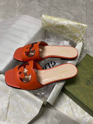 Gucci 694451 Women's Interlocking G cut-out slide sandal G66759 - 34 - View 5