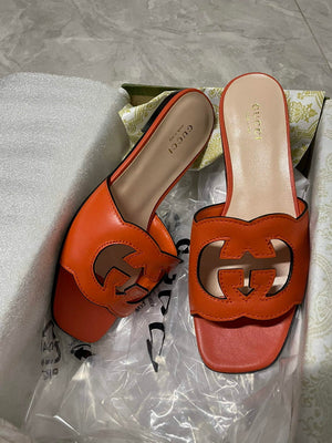 Gucci 694451 Women's Interlocking G cut-out slide sandal G66759 - 34 - View 6