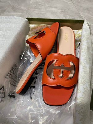 Gucci 694451 Women's Interlocking G cut-out slide sandal G66759 - 34 - View 7