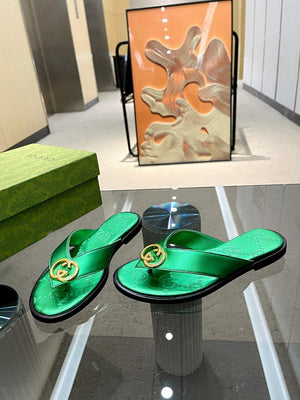 Gucci 695203 Men Women's Flip Flops Sandal G56251 - 35 - View 4