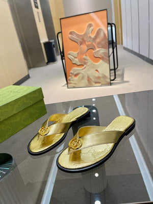 Gucci 695203 Men Women's Flip Flops Sandal G56254 - 35 - View 1
