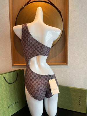 Gucci 695817 GG stretch jersey swimsuit G65937 - S - View 3