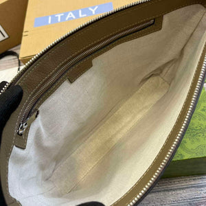 Gucci 696009 Jumbo GG Medium Messenger Bag Taupe - Default Title - View 8