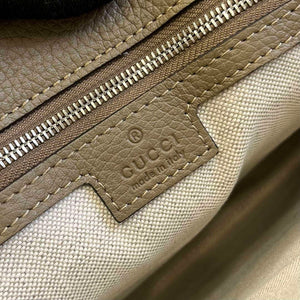 Gucci 696009 Jumbo GG Medium Messenger Bag Taupe - Default Title - View 9