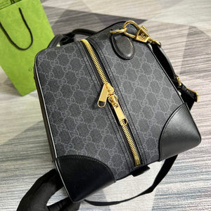 Gucci 696015 Large duffle bag with Interlocking G Black - Default Title - View 3