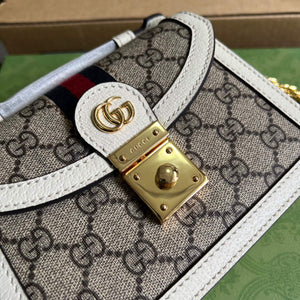 Gucci 696180 Ophidia GG Mini Shoulder Bag White - Default Title - View 5
