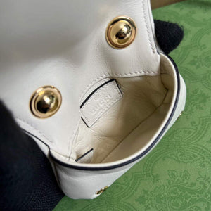 Gucci 698635 Gucci Blondie Mini card case wallet White - Default Title - View 9