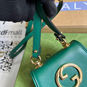 Gucci 698635 Gucci Blondie Mini card case wallet Green - Default Title - View 5