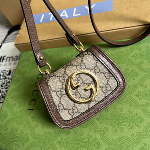 Gucci 698635 Gucci Blondie card case wallet brown - Default Title - View 4
