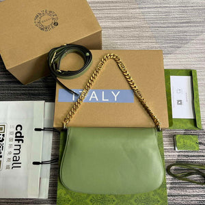 Gucci 699268 Gucci Blondie Shoulder Bag Light green leather - Default Title - View 2