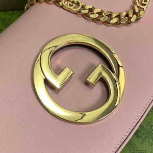 Gucci 699268 Gucci Blondie Shoulder Bag Light pink leather - Default Title - View 5