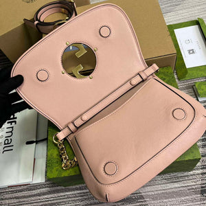Gucci 699268 Gucci Blondie Shoulder Bag Light pink leather - Default Title - View 7