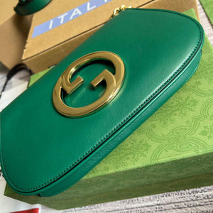 Gucci 699268 Gucci Blondie shoulder leather bag Green - Default Title - View 6