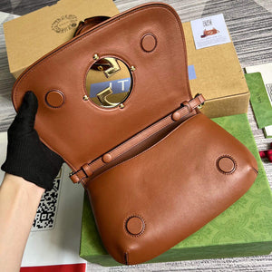 Gucci 699268 Gucci Blondie shoulder leather bag Brown - Default Title - View 7