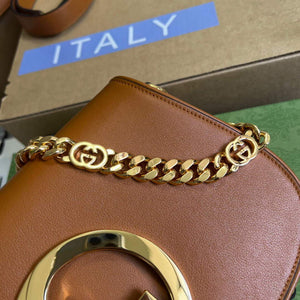 Gucci 699268 Gucci Blondie shoulder leather bag Light Brown - Default Title - View 5