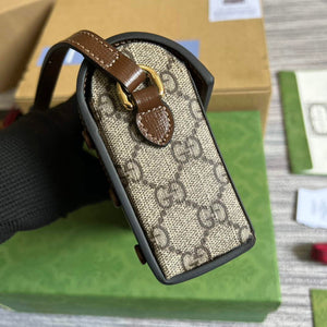 Gucci 699296 Gucci Horsebit 1955 mini bag Brown - Default Title - View 3