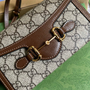Gucci 699296 Gucci Horsebit 1955 mini bag Brown - Default Title - View 5