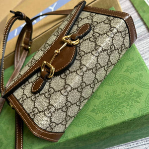Gucci 699296 Gucci Horsebit 1955 mini bag Brown - Default Title - View 6