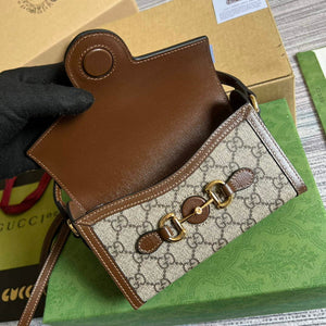 Gucci 699296 Gucci Horsebit 1955 mini bag Brown - Default Title - View 7