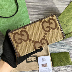 Gucci 699316 Gucci Diana jumbo GG wallet Brown - Default Title - View 1