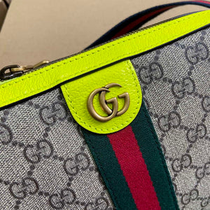 Gucci 699439 Ophidia GG Small Crossbody Bag Fluorescent yellow - Default Title - View 6