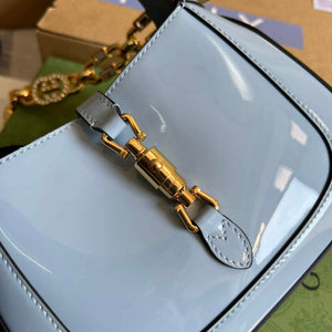 Gucci 699651 Jackie 1961 Mini Shoulder Bag Light blue - Default Title - View 5
