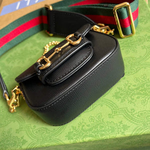 Gucci 699760 Gucci Horsebit 1955 strap wallet Black - Default Title - View 6
