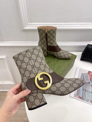 Gucci 701706 Blondie Women's Ankle Boot G60035 - 35 - View 3