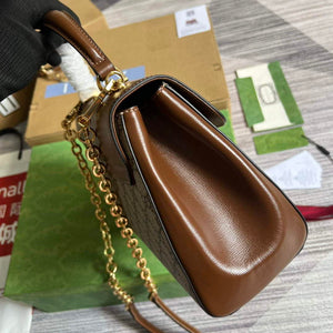 Gucci 702049 Horsebit 1955 Medium Bag Beige Brown - Default Title - View 3