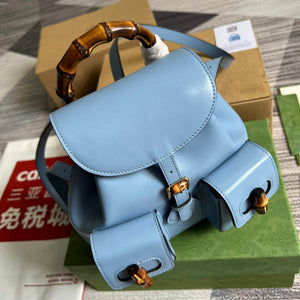 Gucci 702101 Bamboo backpack Blue - Default Title - View 6