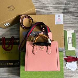 Gucci 702721 Diana Small Tote Bag Pink - Default Title - View 3