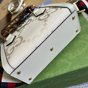 Gucci 702732 Diana Mini Tote Bag White - Default Title - View 7