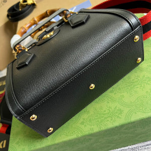 Gucci 702732 Gucci Diana Mini Tote Bag Black leather - Default Title - View 7