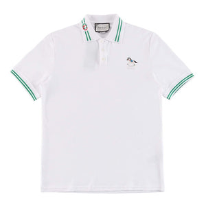 Gucci 713997 Cotton jersey polo with animal print Men's G66732 - S - View 1