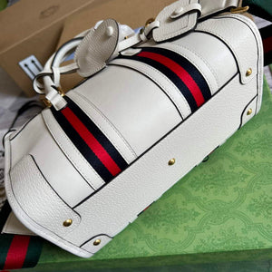Gucci 715772 Small top handle bag with Double G White - Default Title - View 7