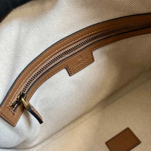 Gucci 715772 Small top handle bag with Double G Light Brown - Default Title - View 9