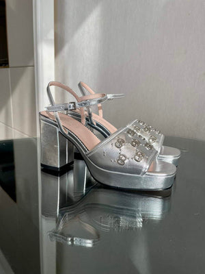 Gucci 719844 Women's Lnterlocking G Studs Sandal G56238 - 35 - View 2