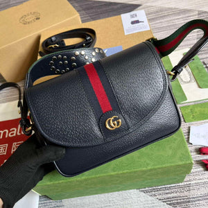 Gucci 722117 Ophidia Mini Gg Shoulder Bag Navy Blue - Default Title - View 4