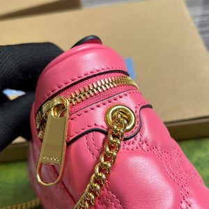 Gucci 723770 GG Matelass¨¦ Top Handle Mini Bag Pink - Default Title - View 4