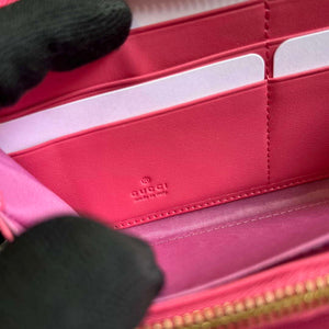 Gucci 723784 GG Matelass¨¦ Zip-Around Wallet Rose pink - Default Title - View 9