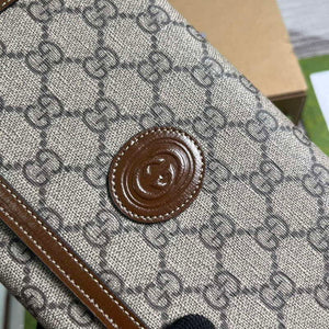 Gucci 724358 GG Top Handle Wallet Brown - Default Title - View 7