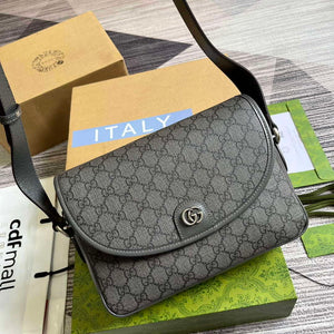 Gucci 724704 Ophidia Messenger Bag Grey - Default Title - View 4