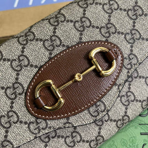 Gucci 724713 Gucci Horsebit 1955 mini bag Beige and Brown - Default Title - View 5