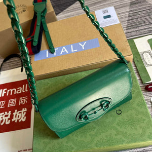 Gucci 724713 Gucci Horsebit 1955 mini bag Green - Default Title - View 4